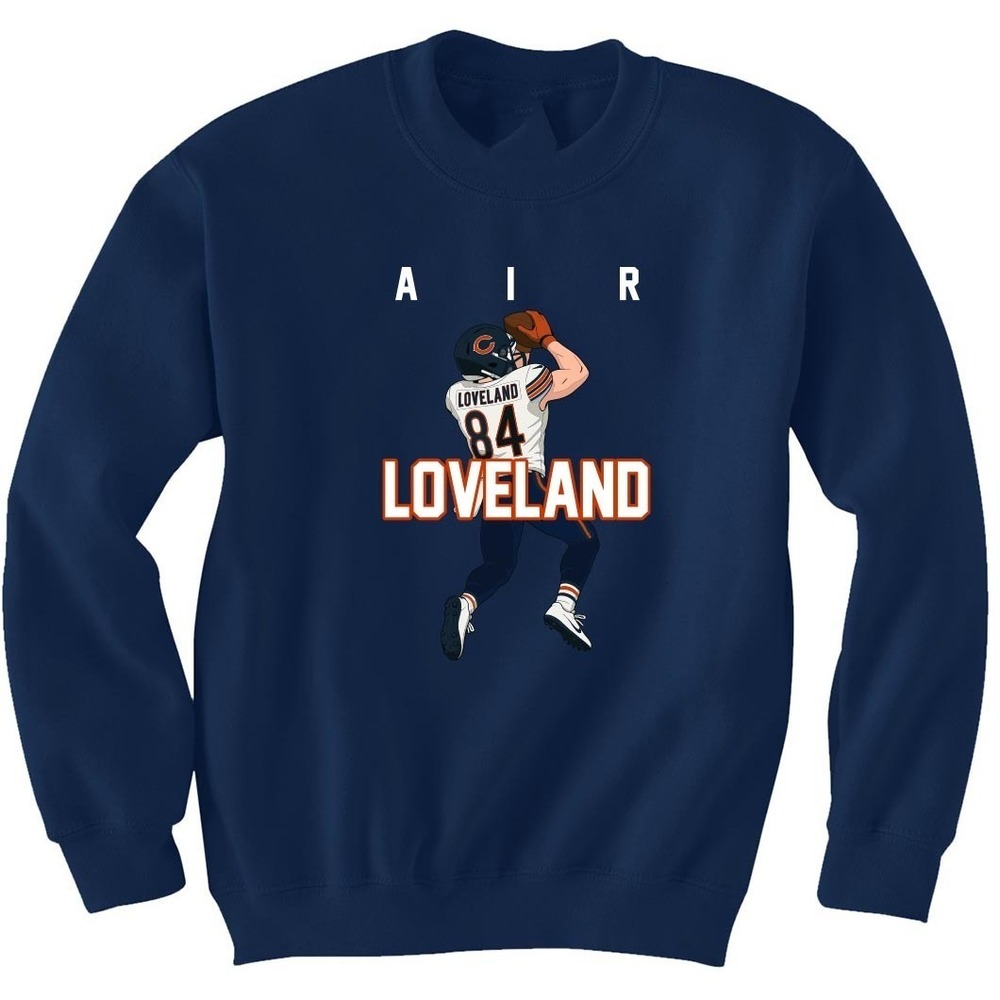 Colston Loveland AIR Bears Crew Neck Sweatshirt